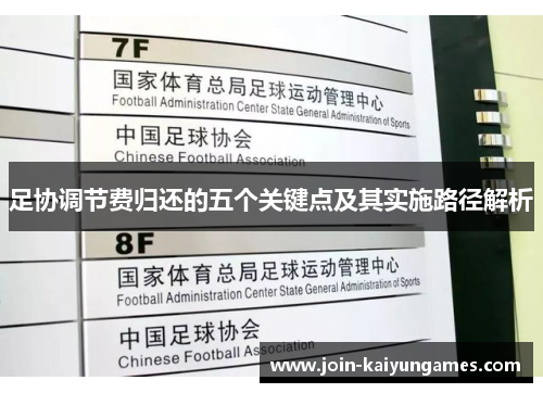足协调节费归还的五个关键点及其实施路径解析 足协调节费归还的五个关键点及其实施路径解析
